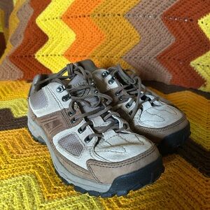 New Balance Brown and Cream Athletic Shoes